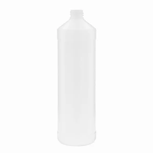 1000 ml HDPE bottle, translucent milky white, 28/410 1 L