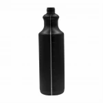 1000 ml HDPE bottle, 28/410, 1 L, black