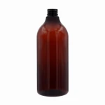 750 ml amber PET bottle (28/410) with an extended neck