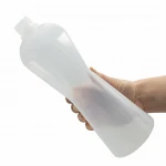 Soft, flexible 1000 ml LDPE bottle, 28/410 neck finish