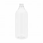 Clear 1000 ml PET bottle, 28/410, with extended neck